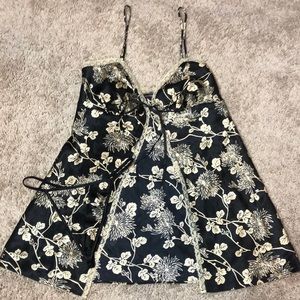 Victoria’s Secret Satin babydoll with g-string